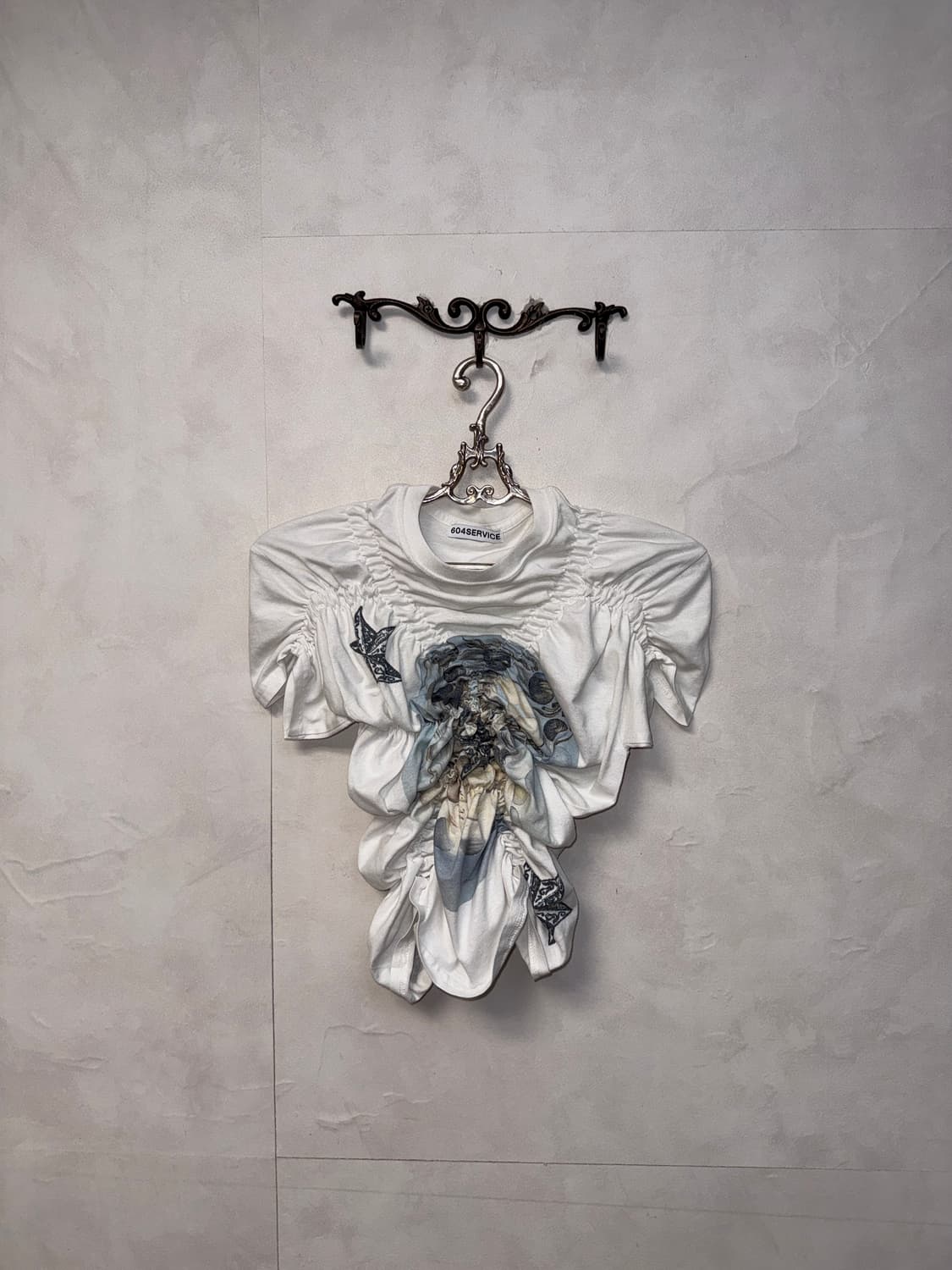 604 SERVICE star shirring top 상품이미지1