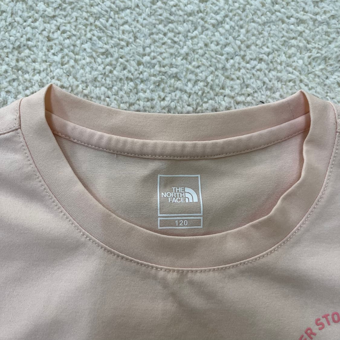 120 노스페이스 키즈 반팔 티셔츠 0317M 상품이미지2