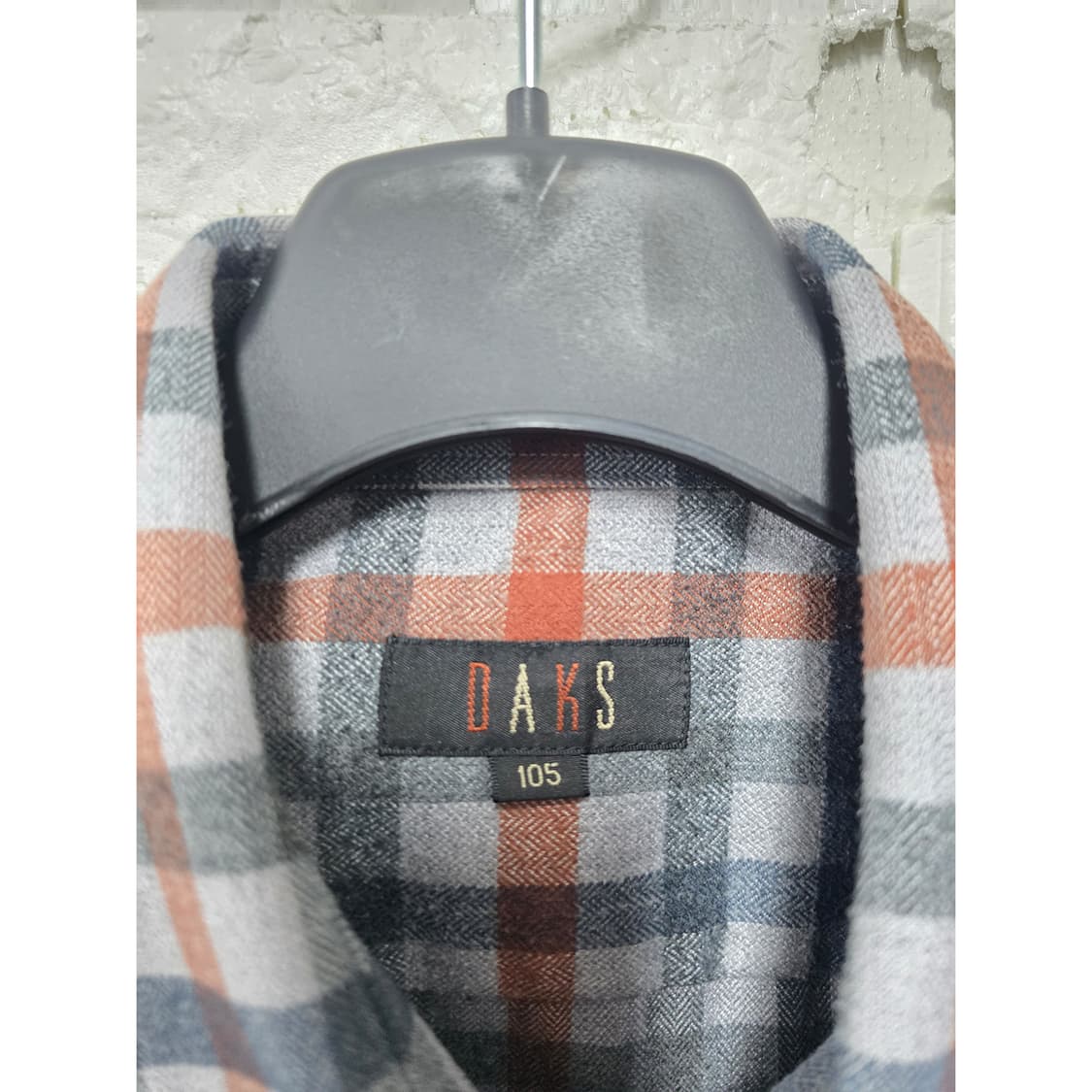 택포_ 닥스 체크 남방 105 상품이미지2