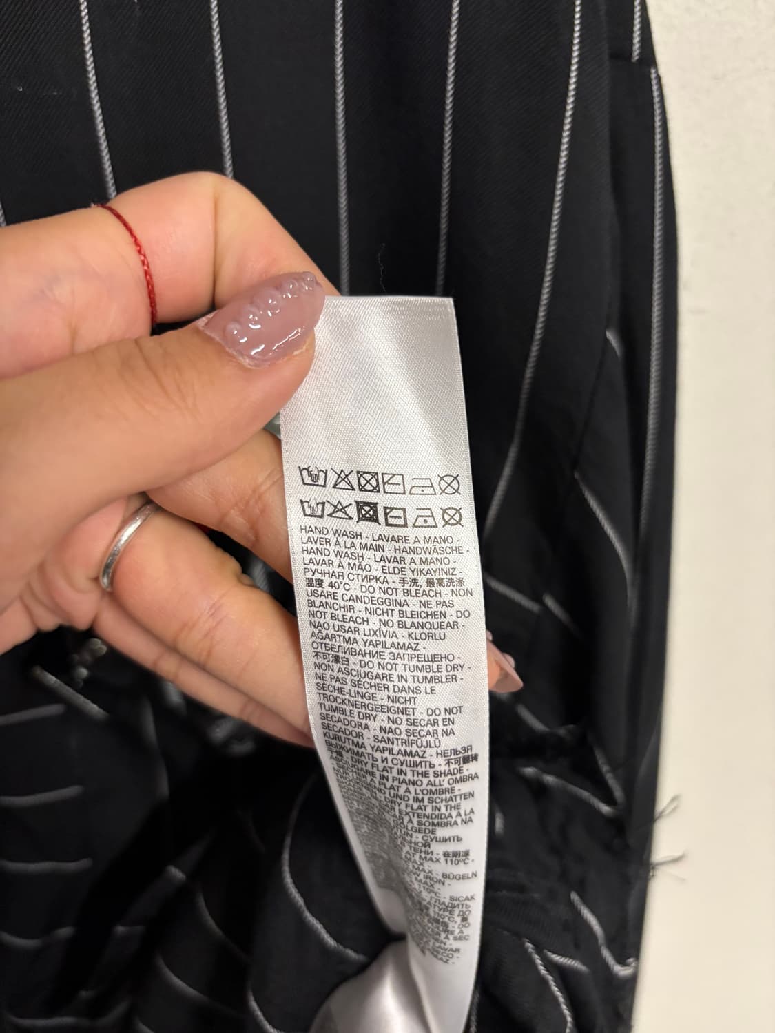 DIESEL deconstructed pinstripe shirt  상품이미지9