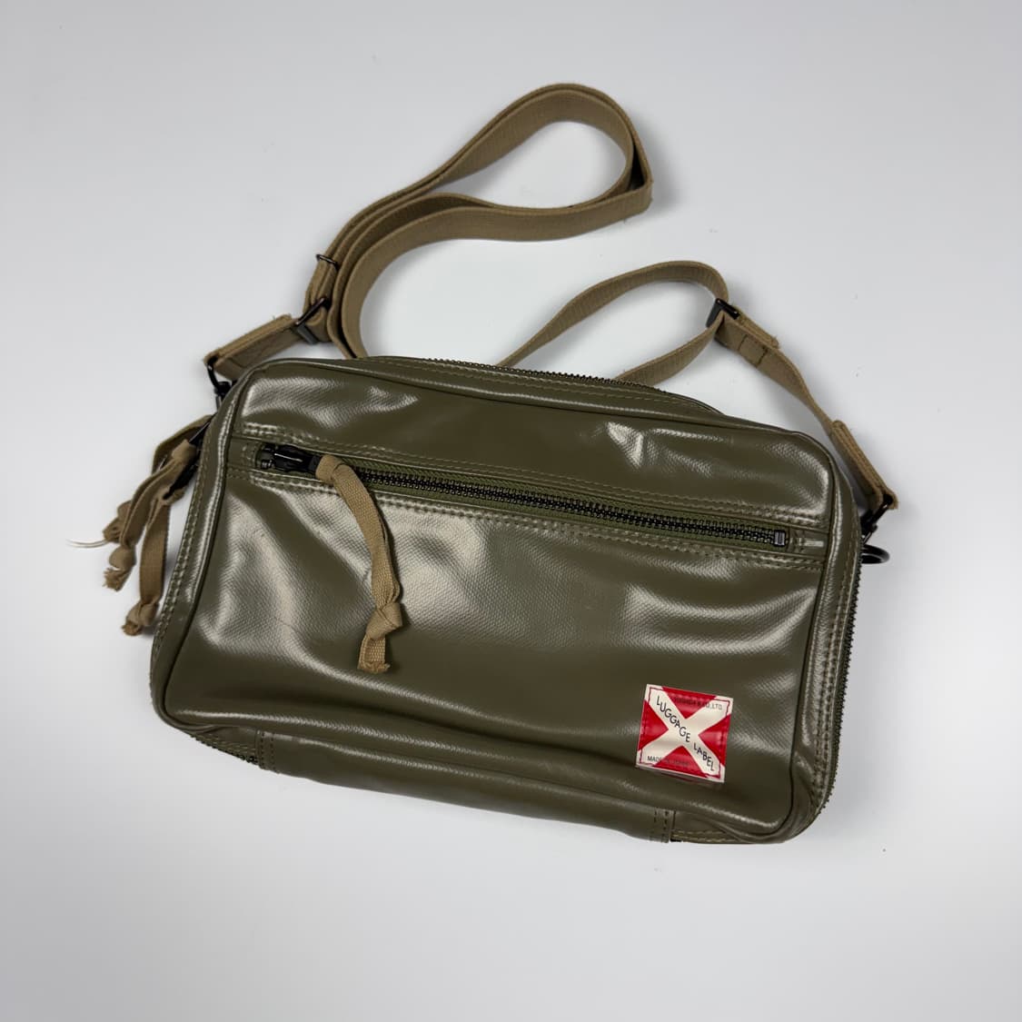 요시다포터 러기지라벨 라이너 숄더백 올리브 상품이미지2