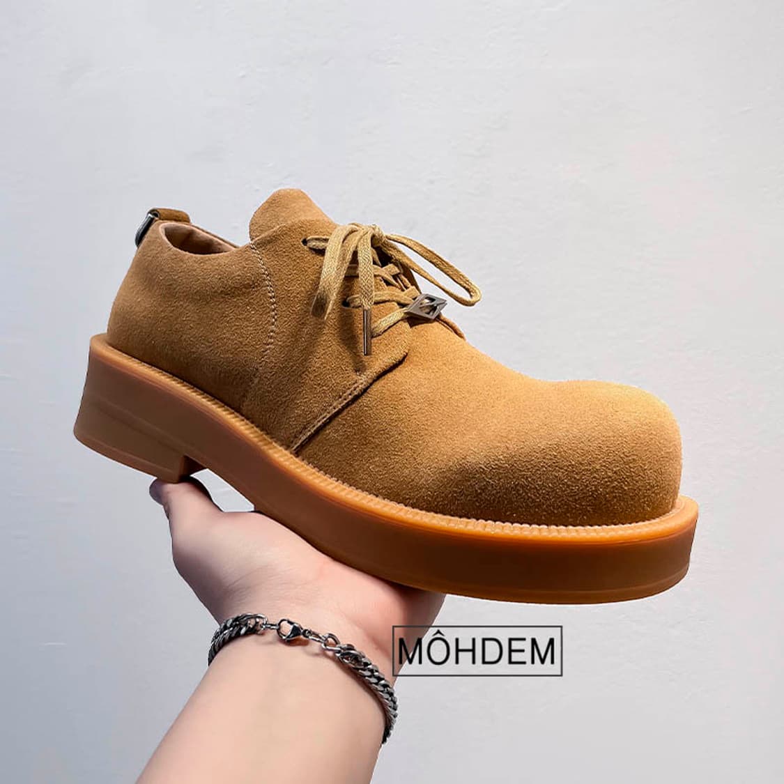 [premium] 앤더슨 라운드 더비 스웨이드 구두 상품이미지3