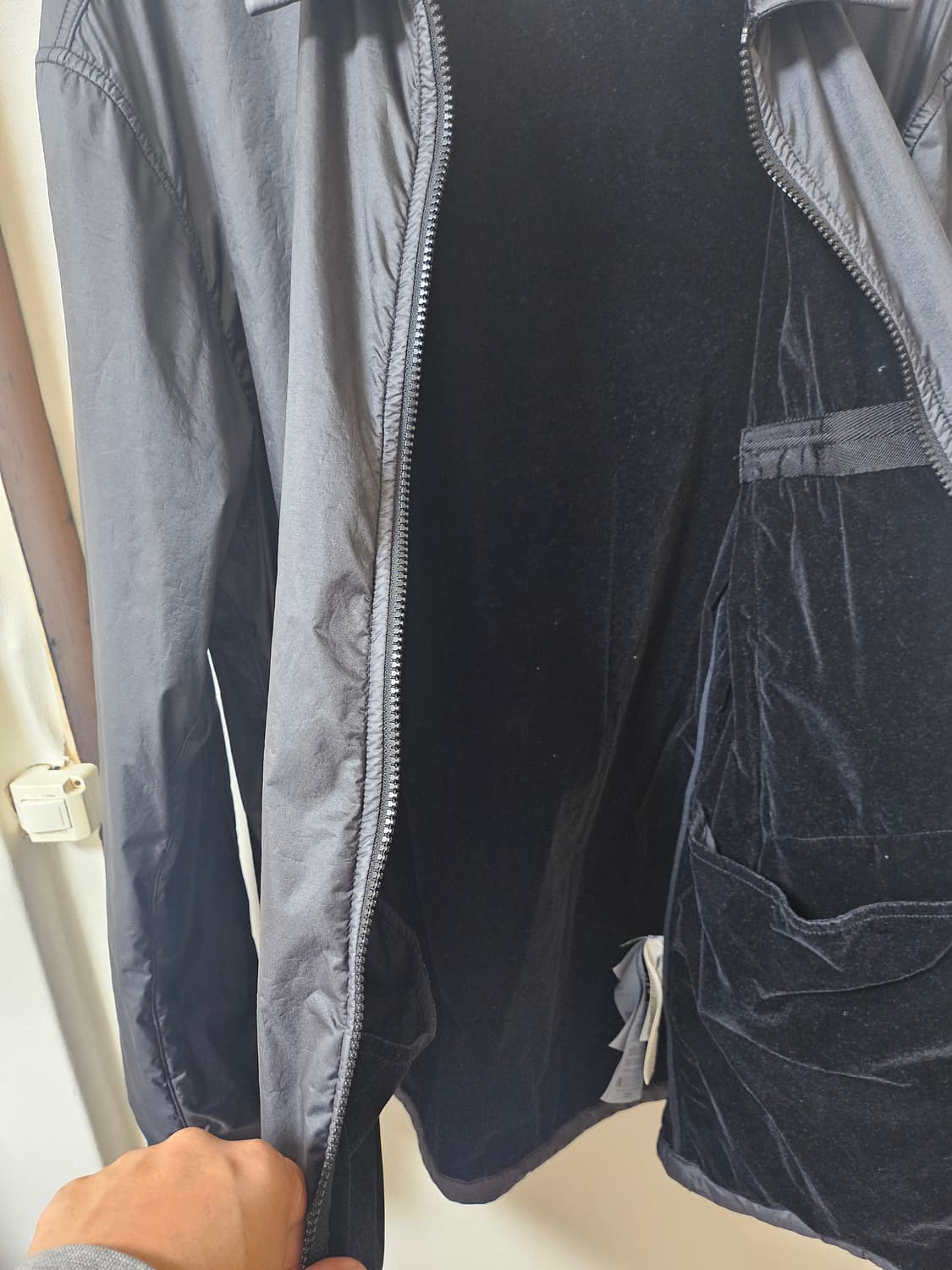 스톤아일랜드 라미 플록 나일론 오버 재킷 3xl 초경량  상품이미지9