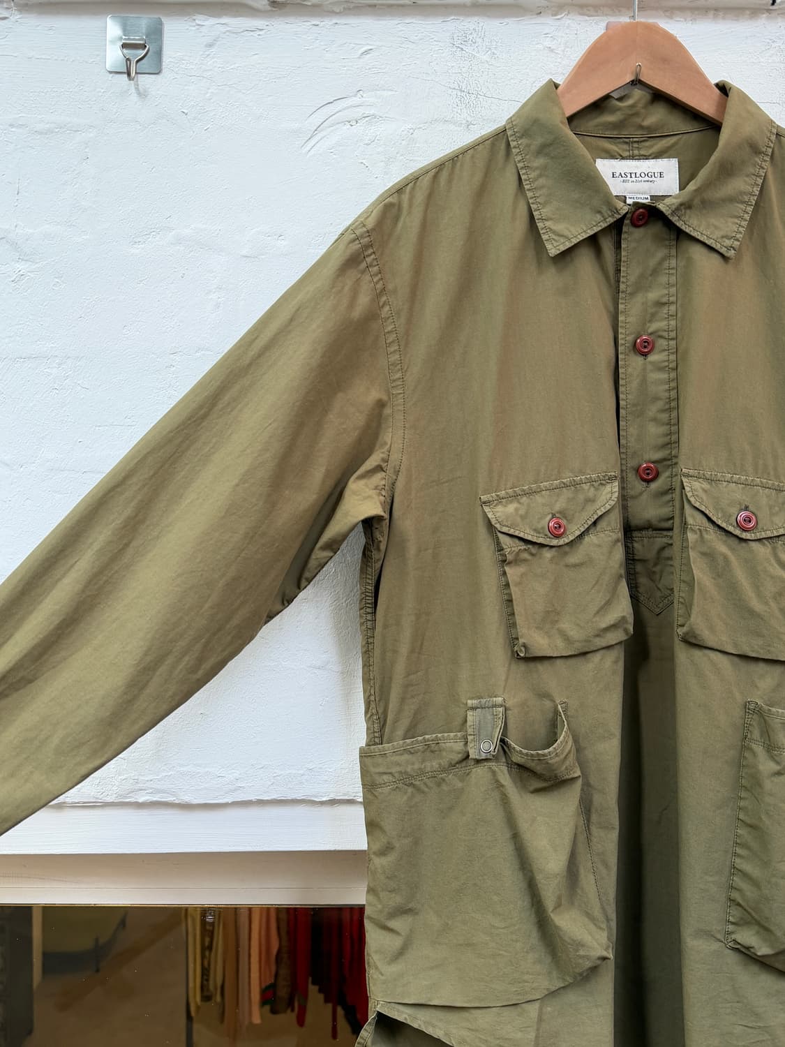 Eastlogue 이스트로그 포켓 트래킹 셔츠 올리브 M 상품이미지4