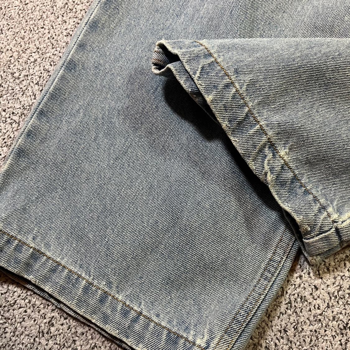 디스이즈네버댓 빅로고 와이드 데님팬츠 상품이미지8