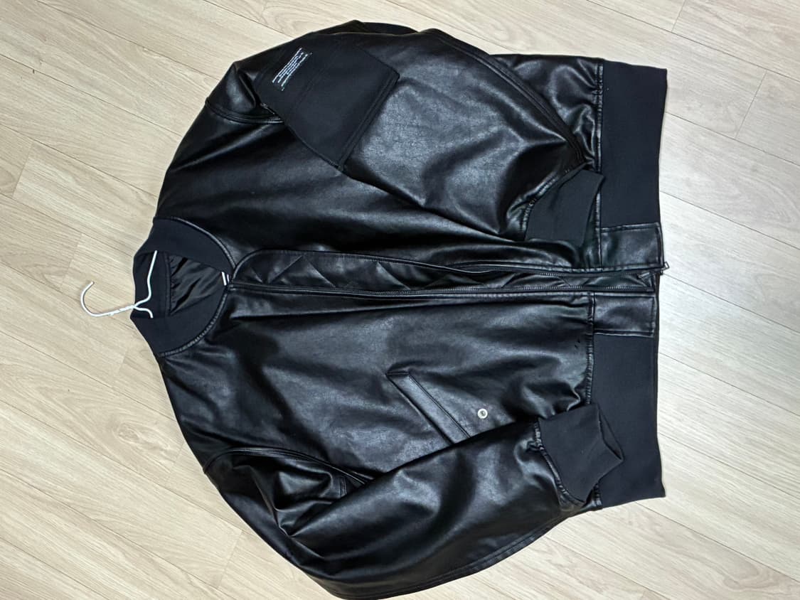 Gu 언더커버 페이크레더 리버시블 블루종 xl 상품이미지4