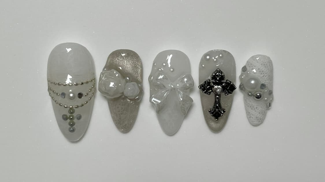 Vintage Pearl Charm 상품이미지1