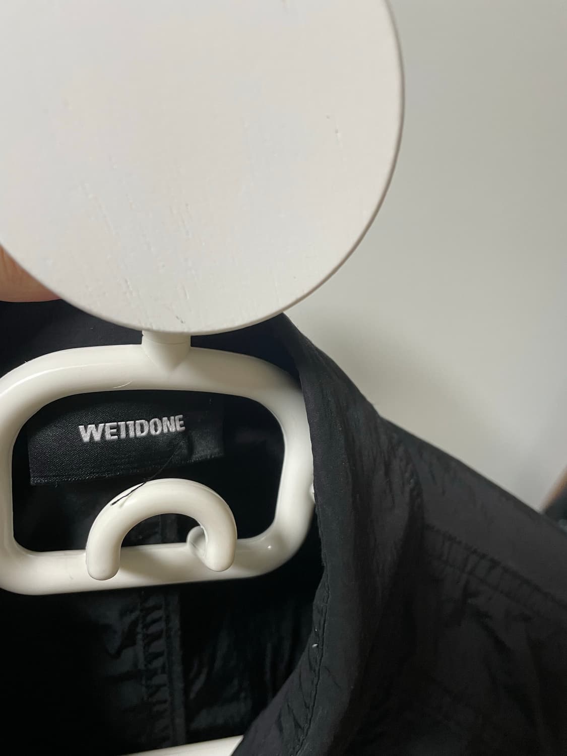 WE11DONE 웰던 블랙 셔링 셔츠 상품이미지4