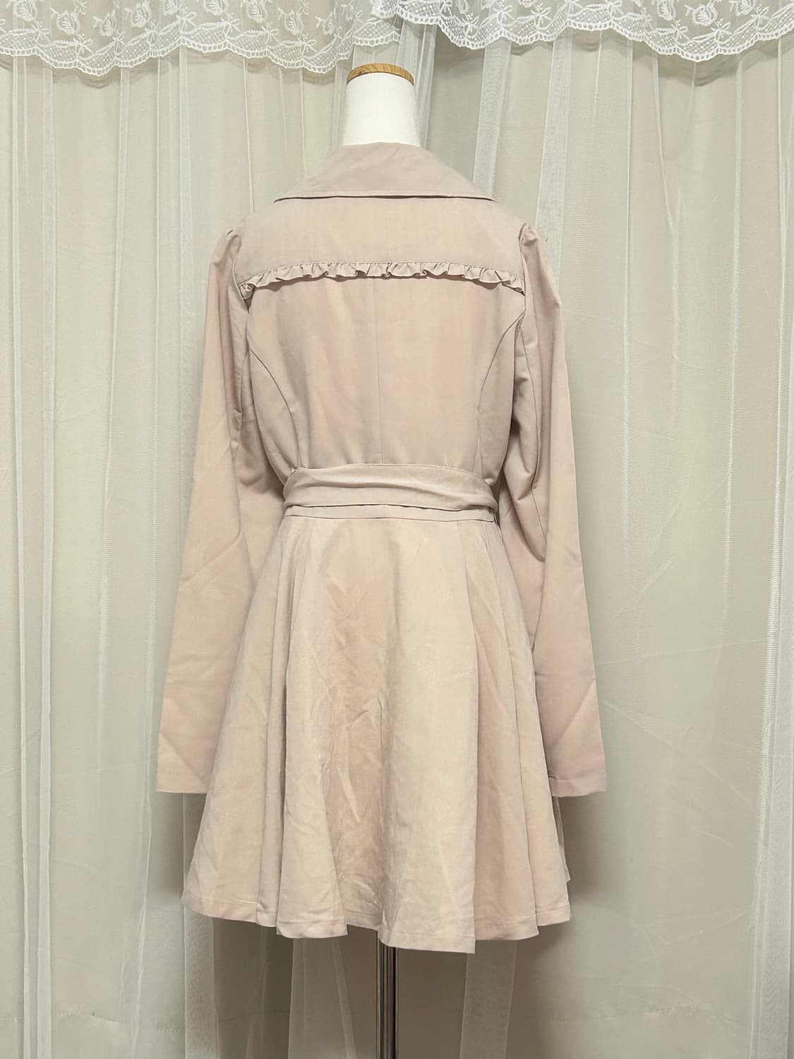 리즈멜로 리본 트렌치코트 히메갸루 상품이미지2