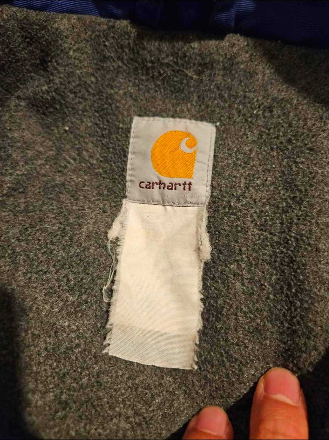 칼하트 블루 윈드브레이커 숏 자켓 2xl 상품이미지3