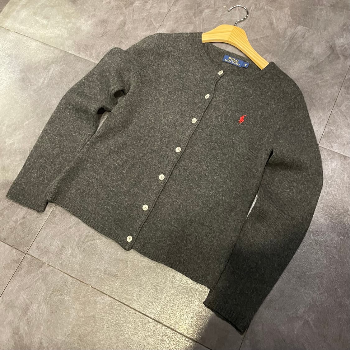 [IM] polo 폴로랄프로렌 차콜 가디건니트 상품이미지3