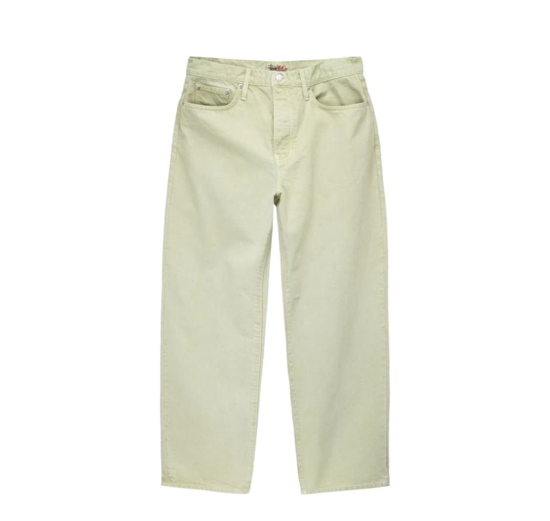 스투시 빅 올 진 배기 데님팬츠 크림 아이보리 상품이미지1