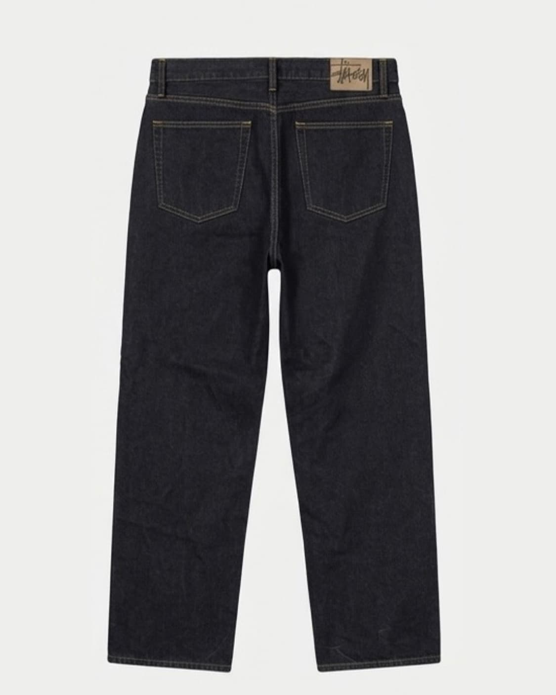 스투시 뉴 클래식 진 (블랙&옐로우 스티치) 상품이미지2