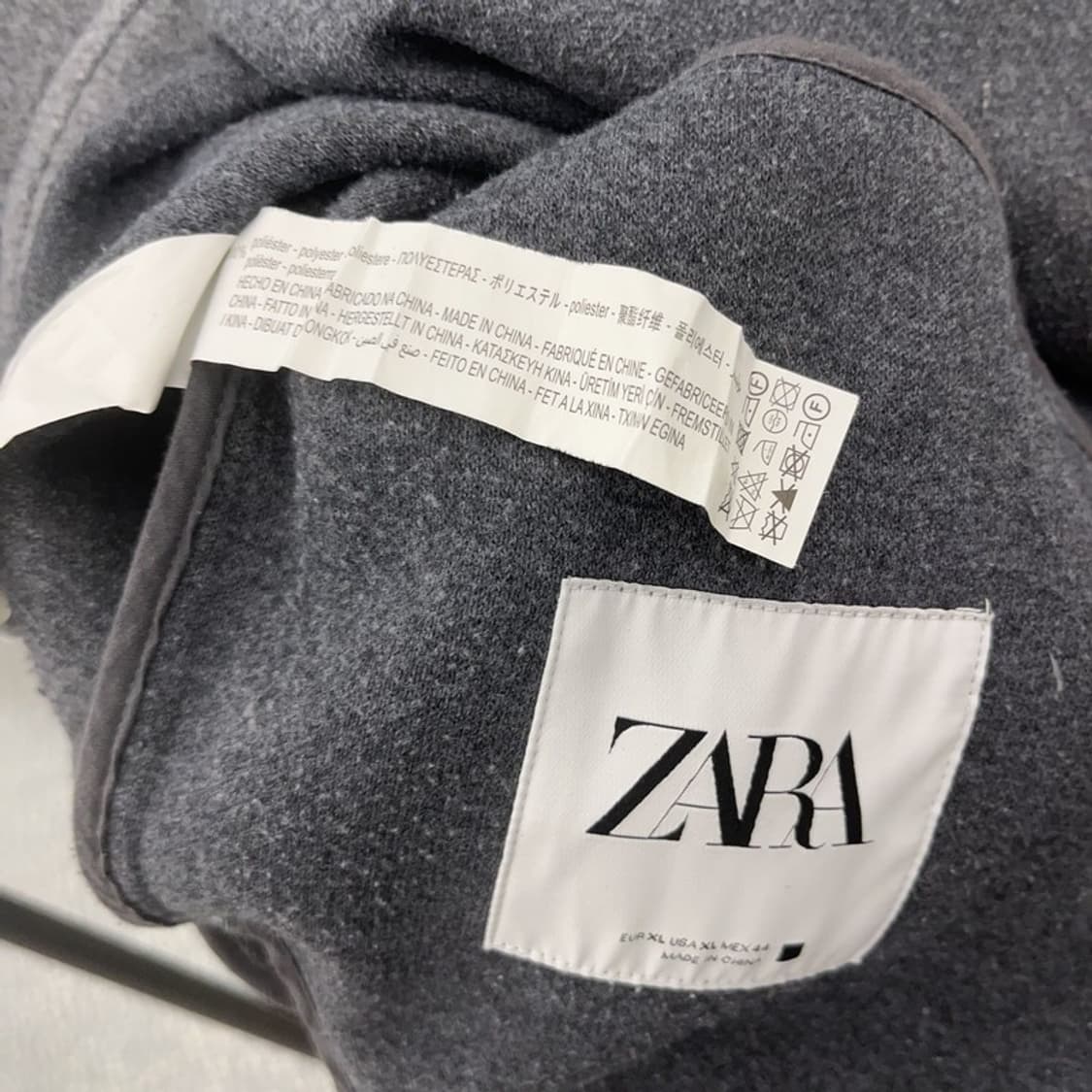 자라 베이직 트러커 모직 셔츠 자켓 XL C06922 상품이미지6