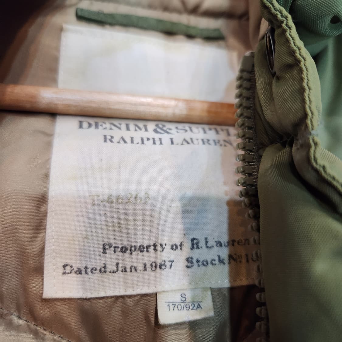 폴로 데님앤서플라이 덕다운 웨스턴 숏 패딩 s 95 상품이미지3