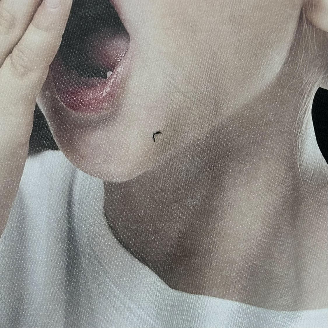 아크메드라비 베이비 페이스 블랙 후드티 (실측 XL) 상품이미지7