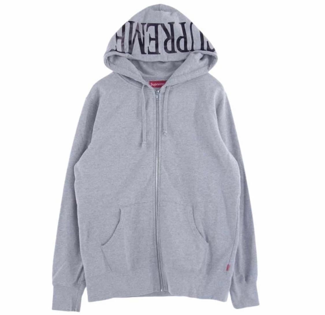SUPREME 15SS Foil logo 후드 집업 Large 상품이미지1