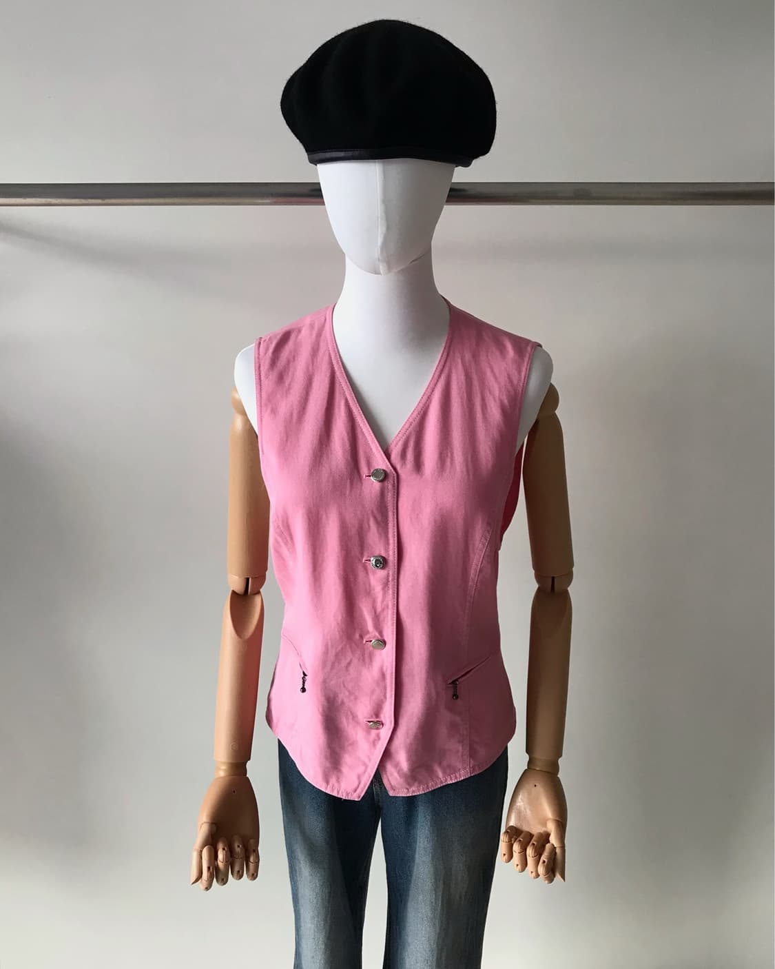 꾸레쥬 은장 베스트 치마 셋업 상품이미지8