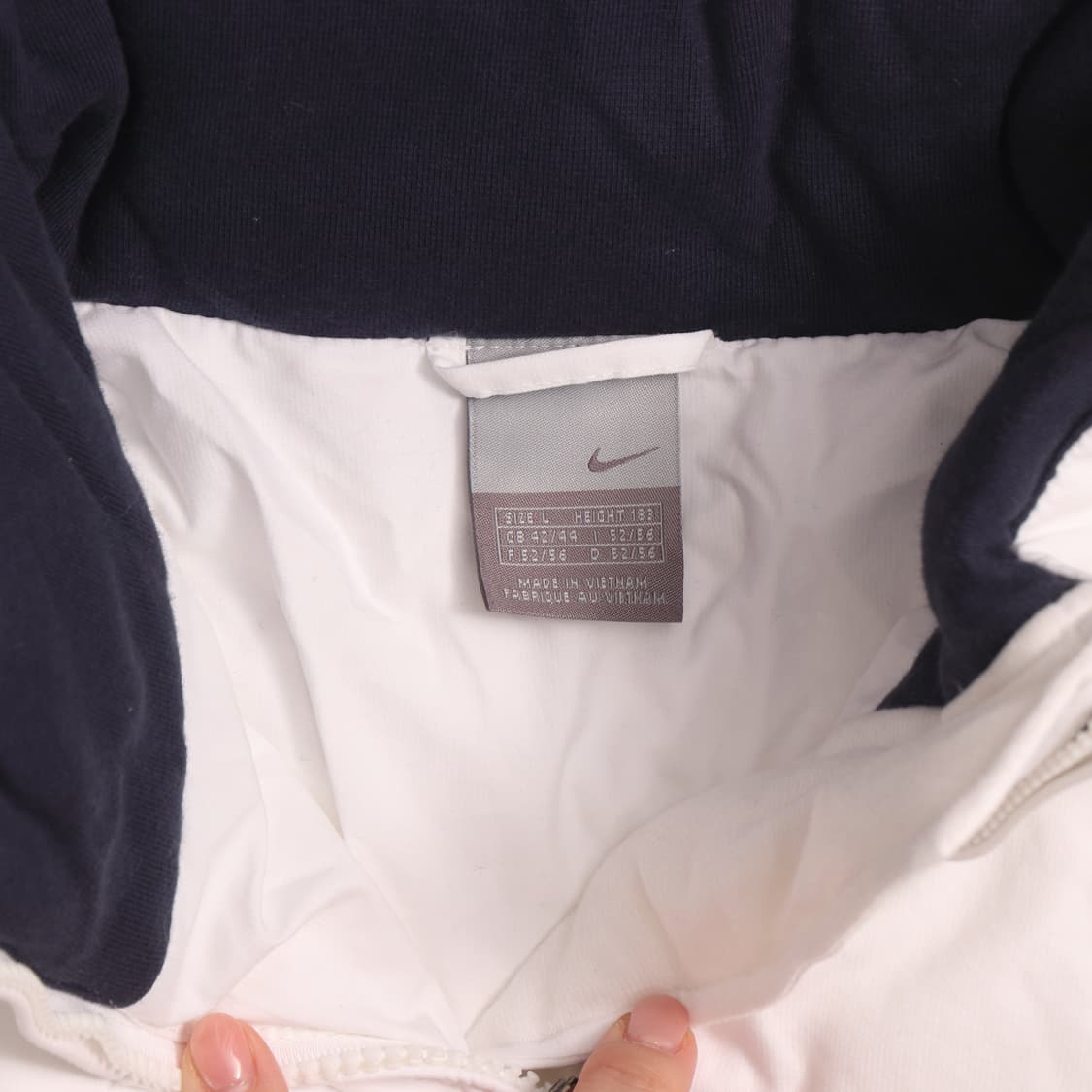 00's 나이키 화이트 스우시 숏패딩 A1842 상품이미지3