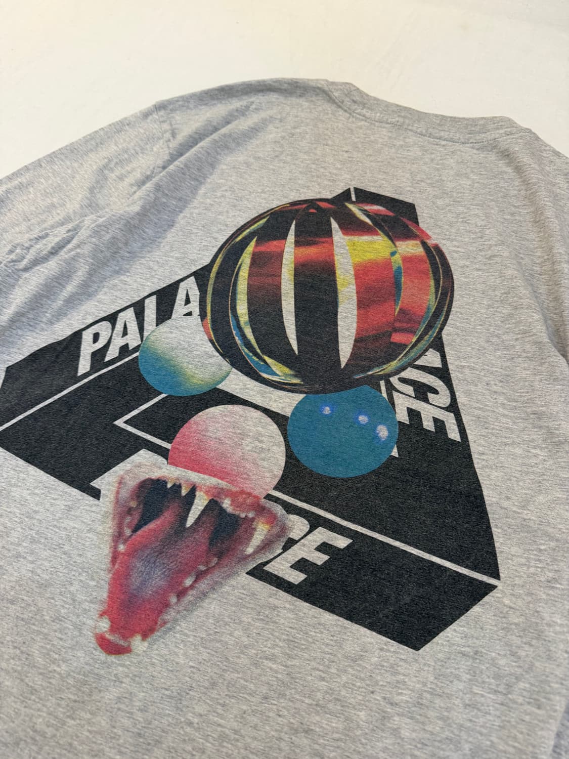 팔라스 샌스 트라이퍼그 롱슬리브 티셔츠 그레이 상품이미지2