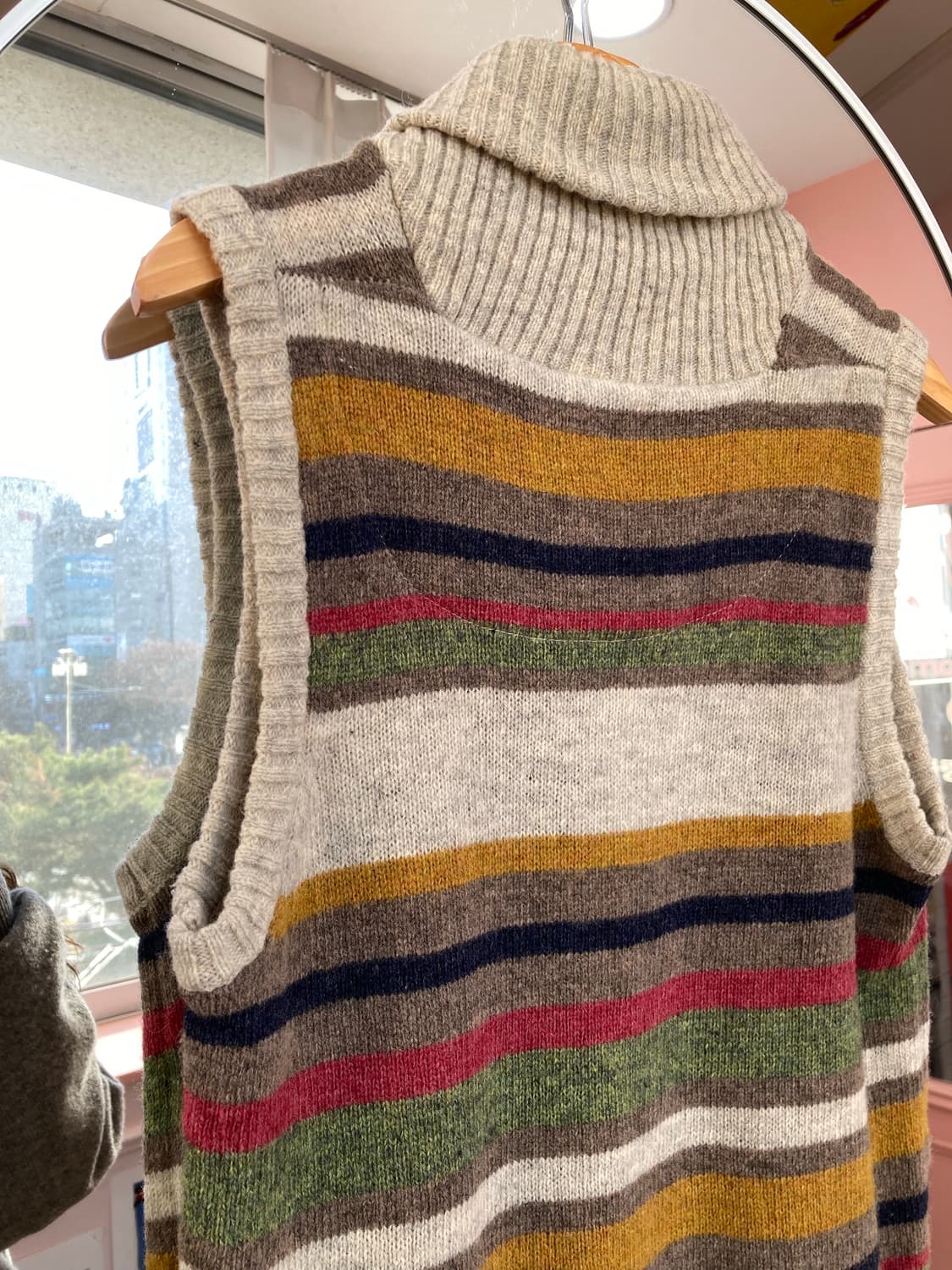 에스닉 스트라이프 레인보우 베스트 상품이미지7