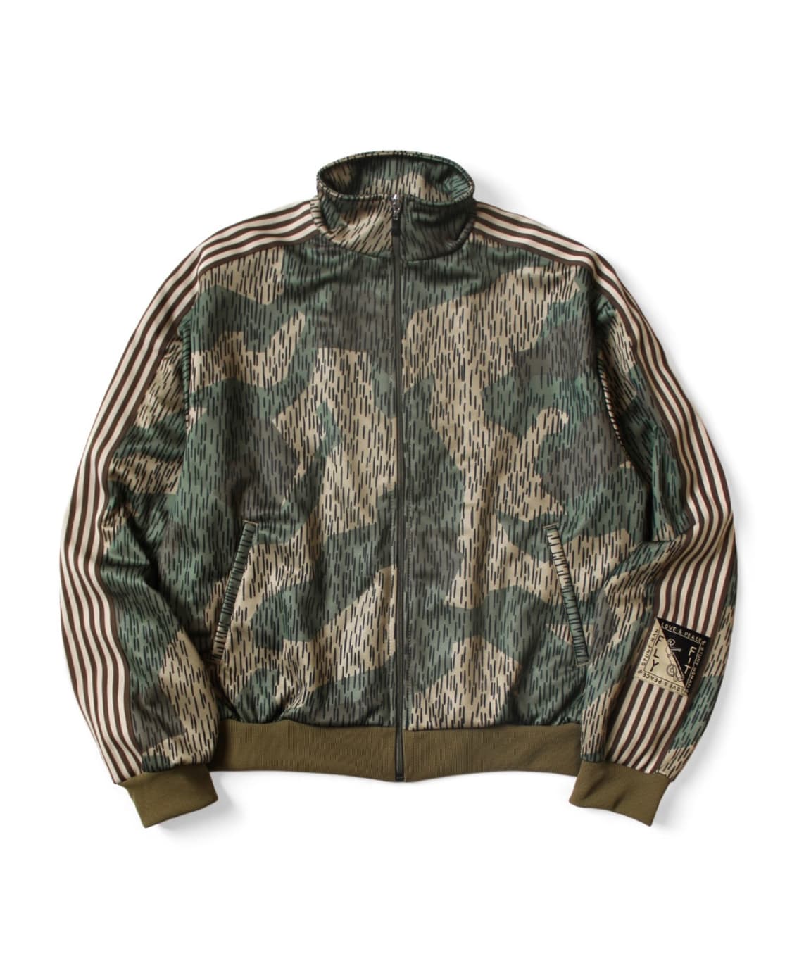 캐피탈 레인 카모 져지 트랙 자켓 그린 베이지 -4size 상품이미지2