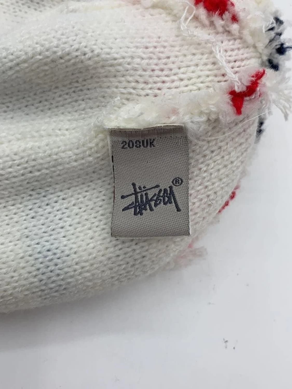 90s 빈티지 스투시 스트라이프 폼폼 비니 상품이미지4