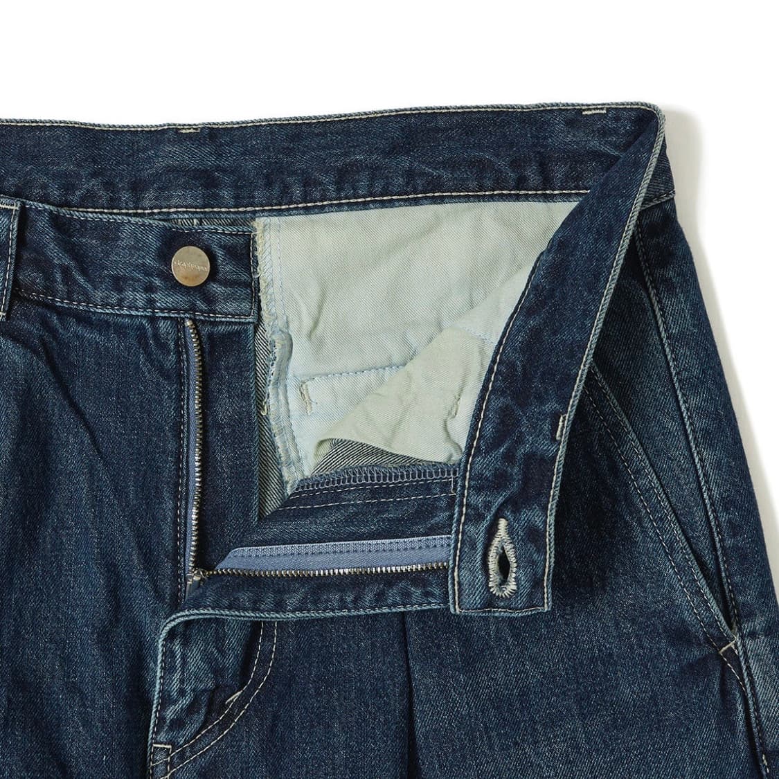 Graphpaper 셀비지 데님 투턱 팬츠 상품이미지4