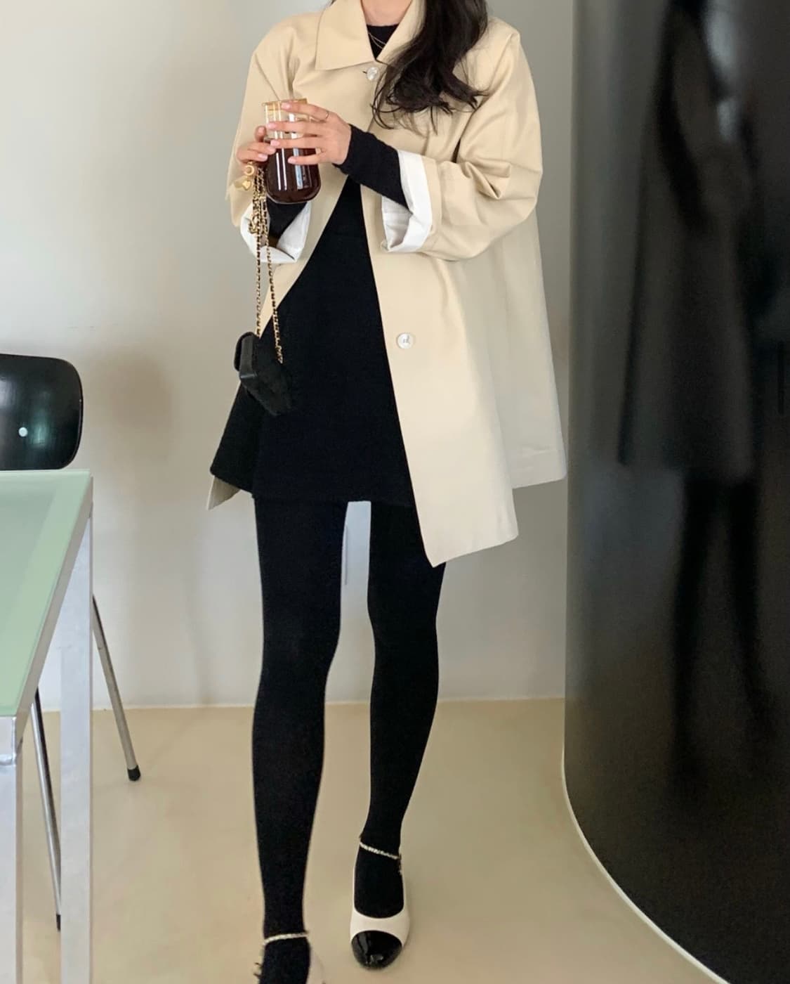 새상품) 르플레인 누아 트렌치코트 상품이미지6