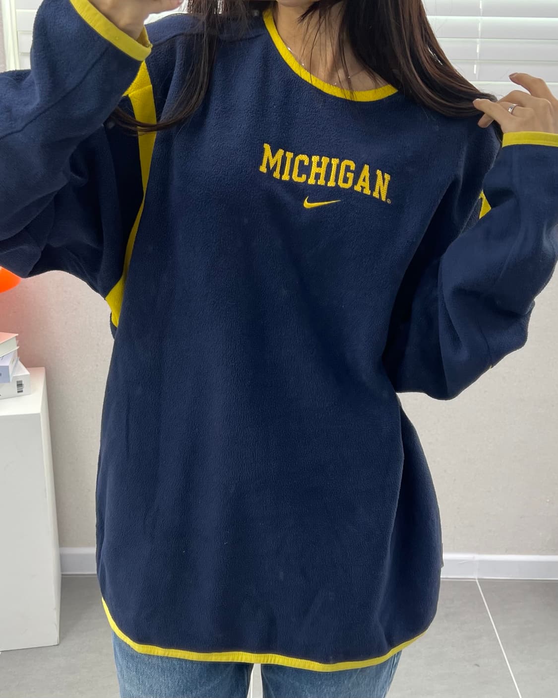 (M)00'S 나이키 후리스 맨투맨-M1787 상품이미지1