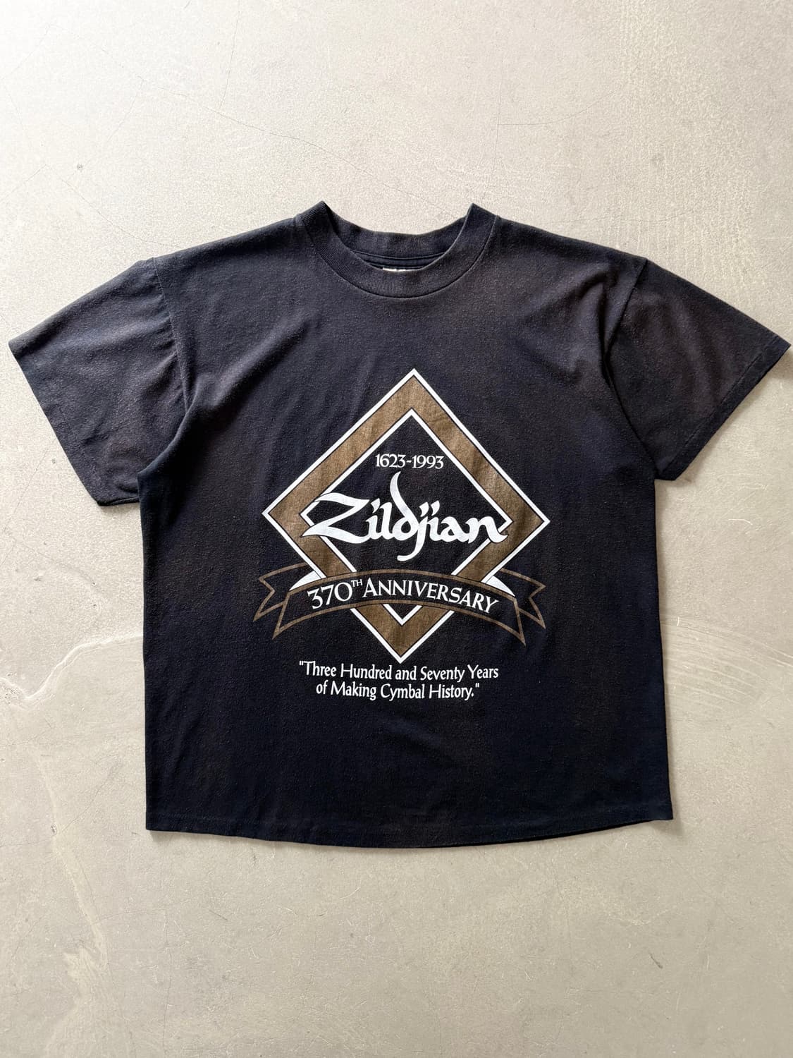 90s Faded Zildjian 370th Anniversary Tee 상품이미지1