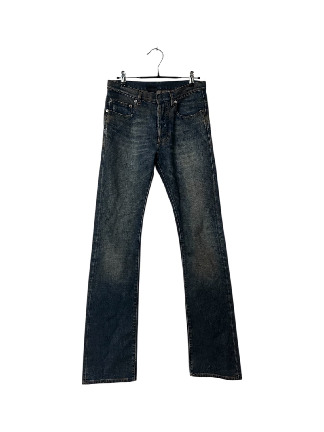 디올옴므 AW05 녹워싱 백지퍼 부츠컷 데님 상품이미지3