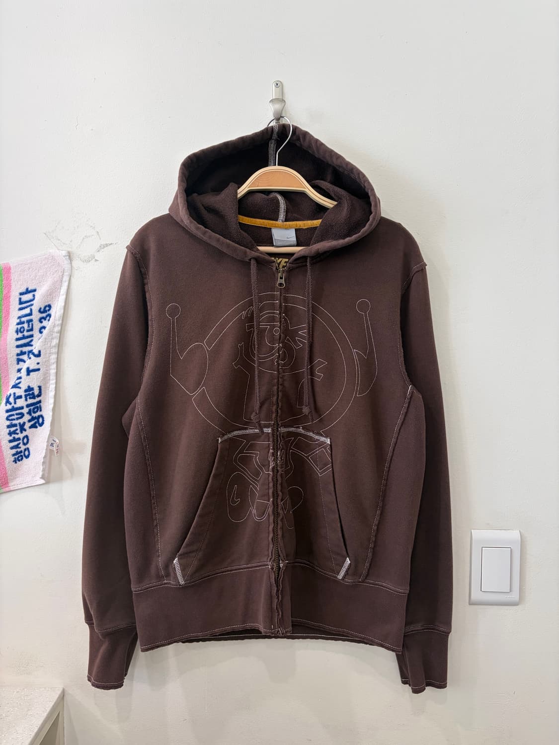 92. 00년대 나이키 스티치 후드집업 상품이미지1