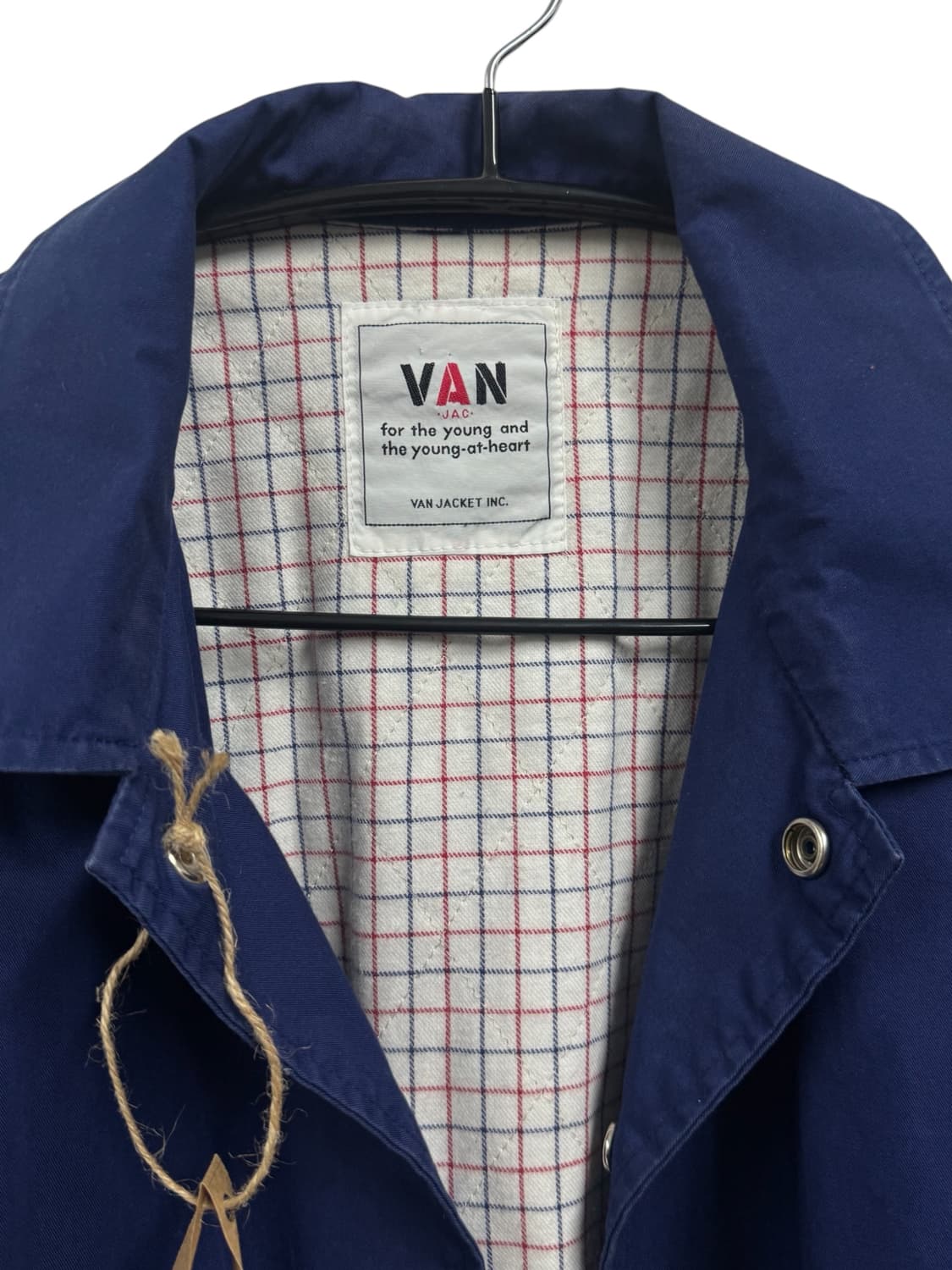 반자크(VAN JAC) 네이비 프린팅 스윙탑 자켓 M 상품이미지3