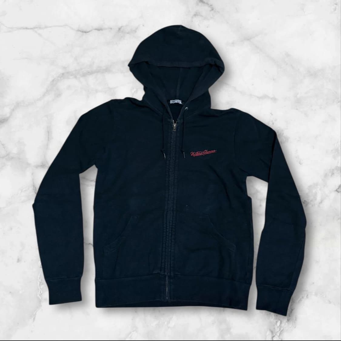 히스테릭 글래머 히스 걸 백 프린트 후드 집업 상품이미지2