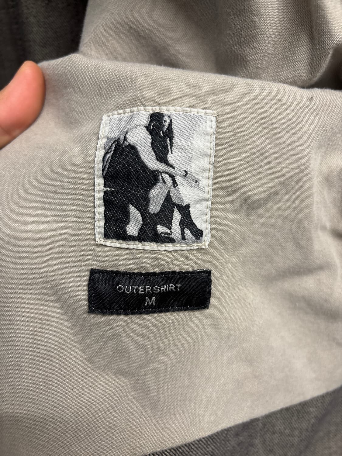 릭오웬스 다크쉐도우 outer shirt M 상품이미지5