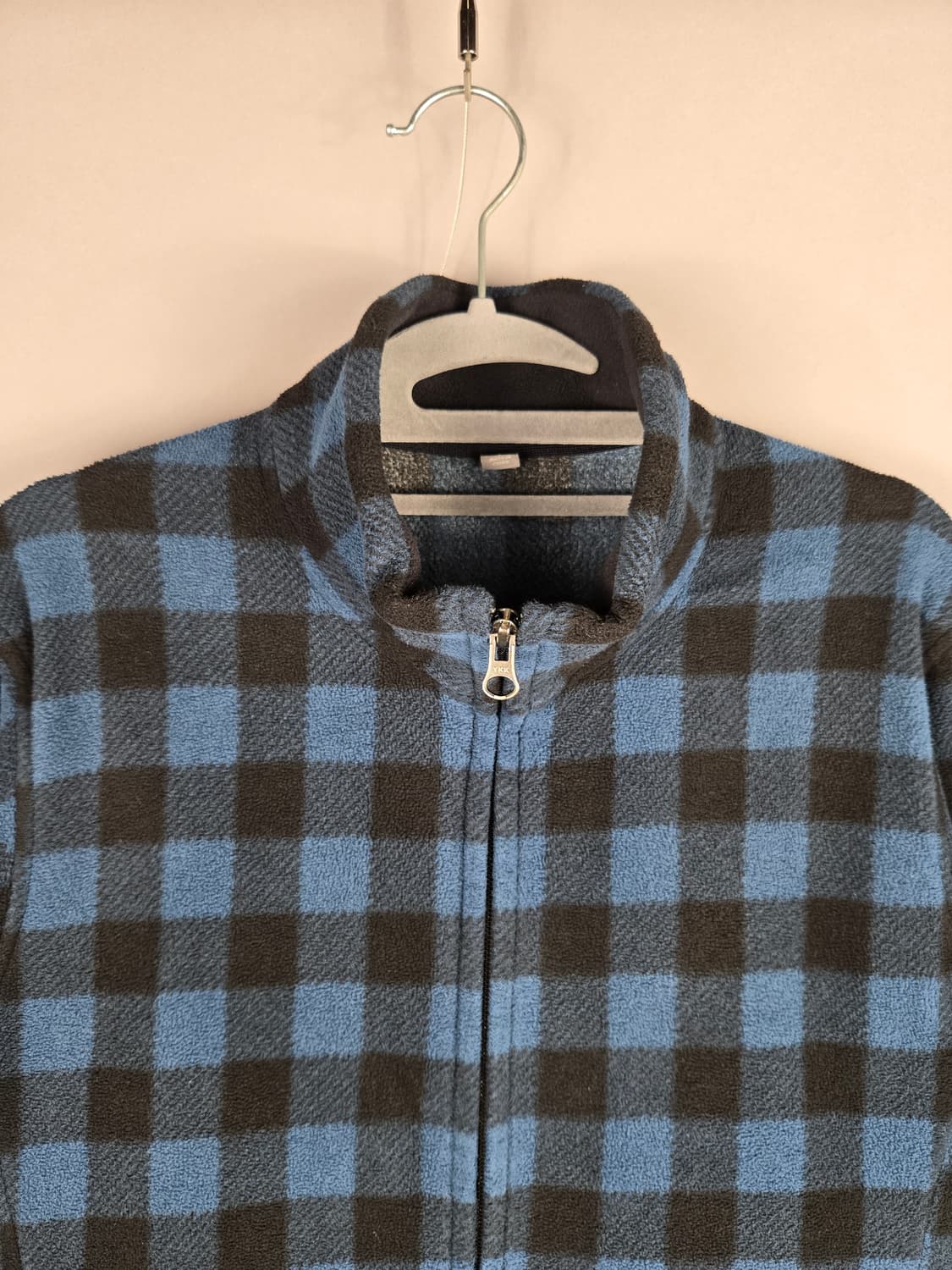 [무료배송]유니클로 L 남성 타탄 체크 후리스 집업 자켓 상품이미지2