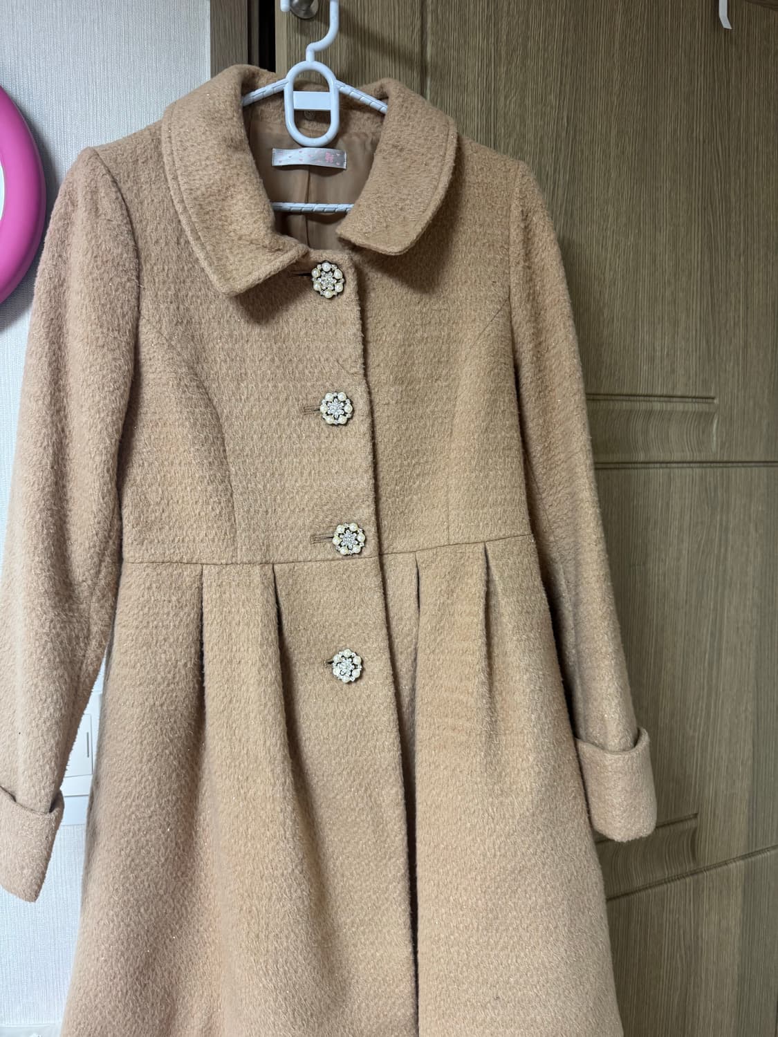 빈티지 라떼 갸루 코트 상품이미지3