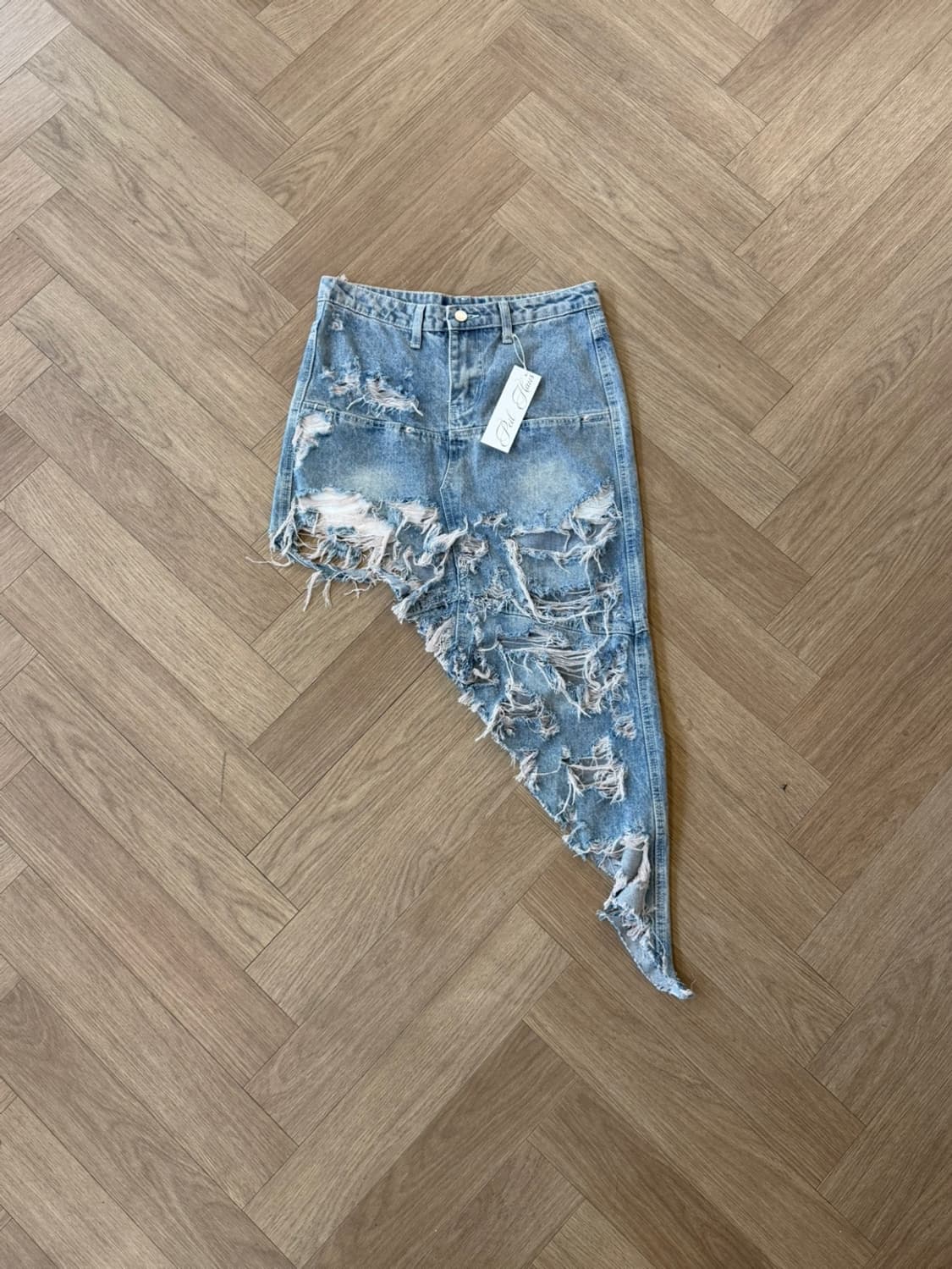 reworked denim skirt 상품이미지7