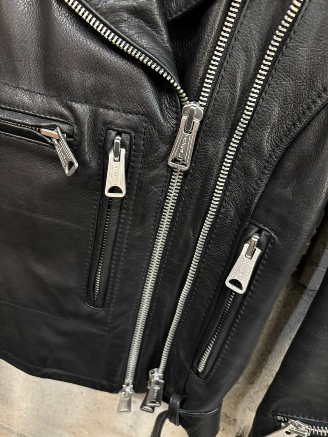 [S] R13 2022 Leather Biker Jacket 상품이미지4