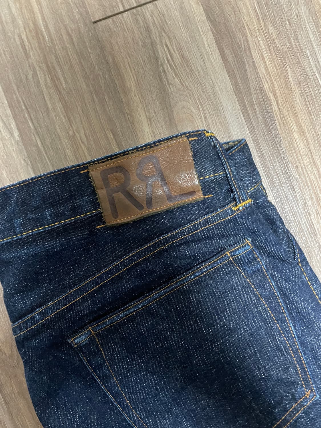 RRL 더블알엘 이스트웨스트 슬림핏 셀비지 데님 상품이미지3