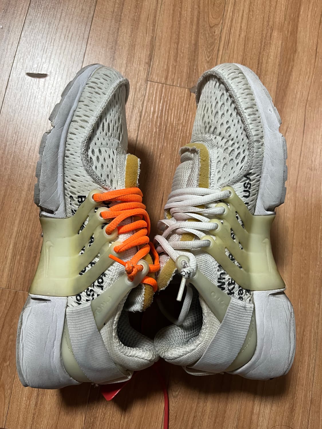 나이키 x 오프화이트 프레슈토 화이트 260 상품이미지5