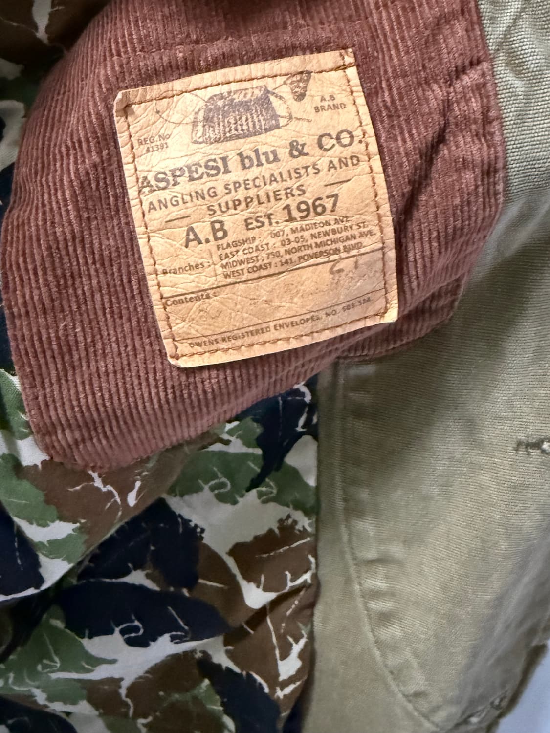 asepsi 카키 자켓 상품이미지6