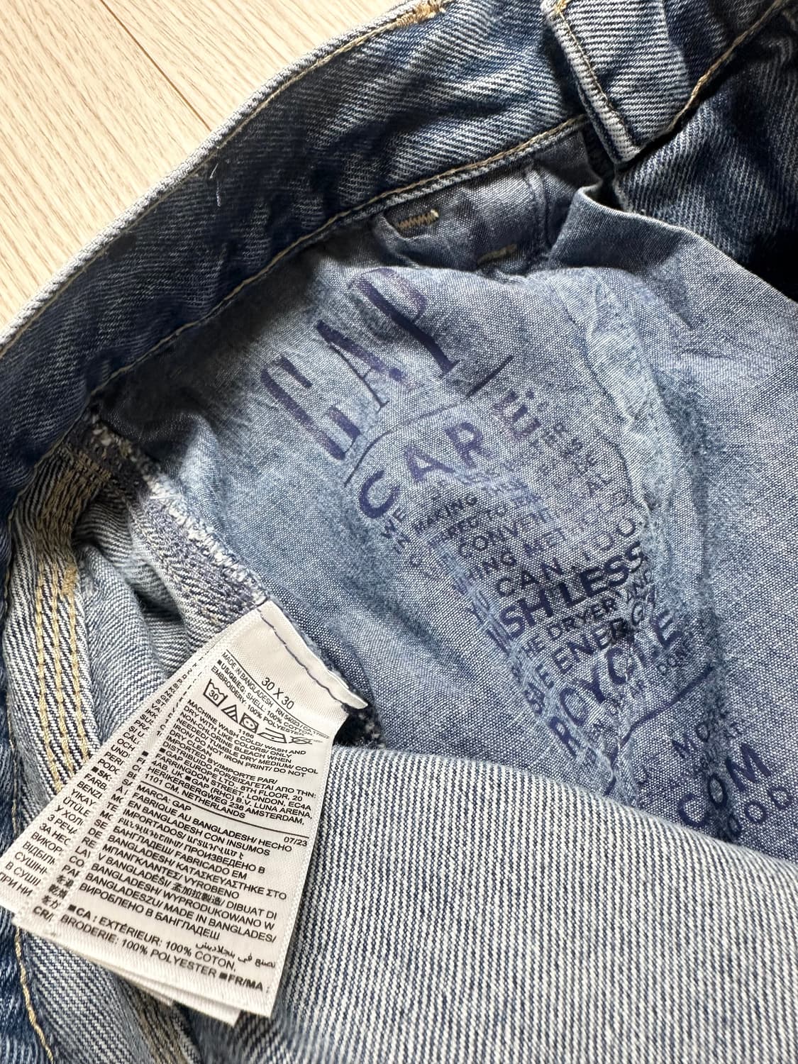 gap x 션 우더스푼 패치 데님팬츠 상품이미지6