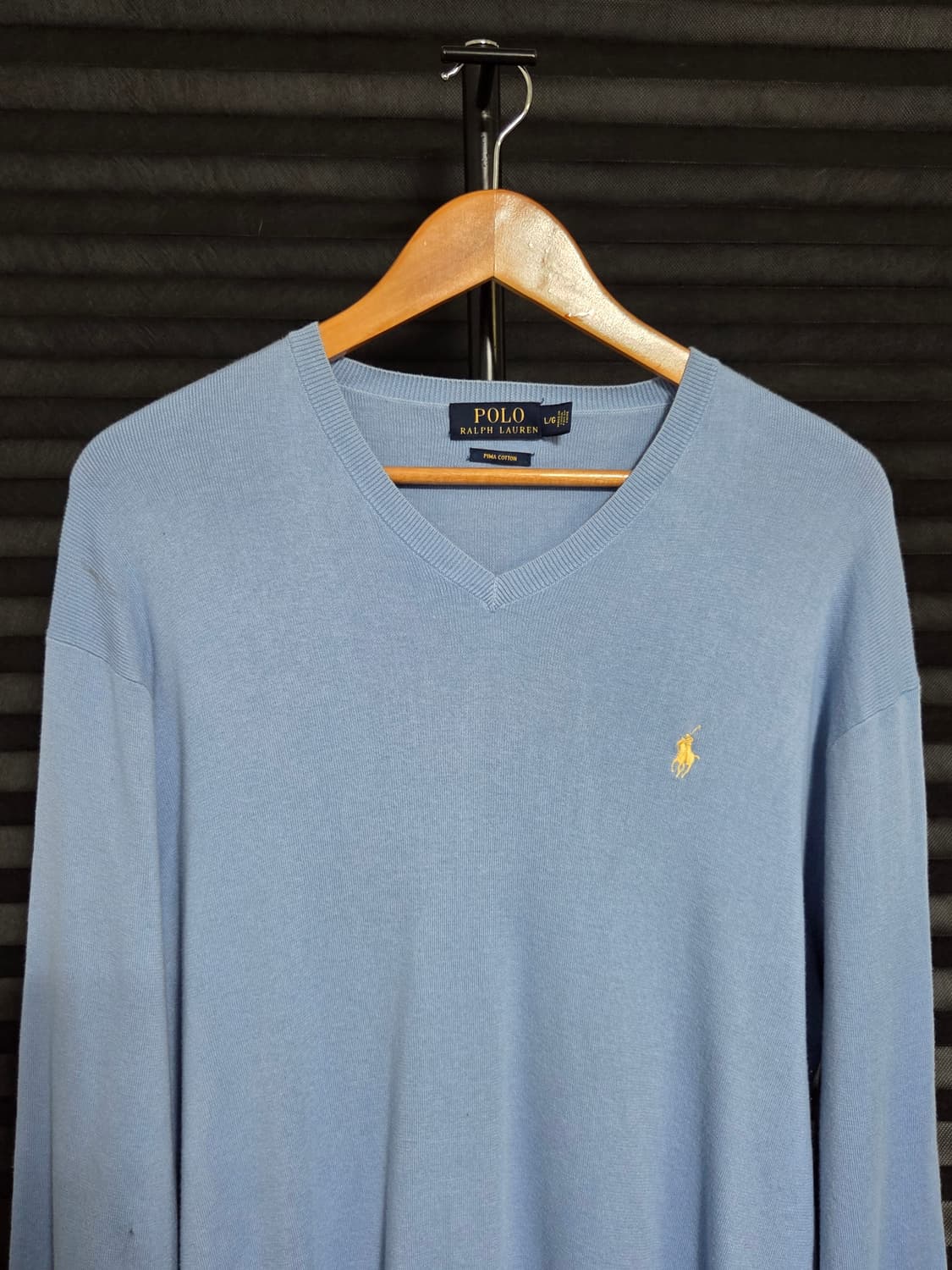 [폴로 랄프로렌] 피마 코튼 V넥 니트 | 00077 상품이미지2