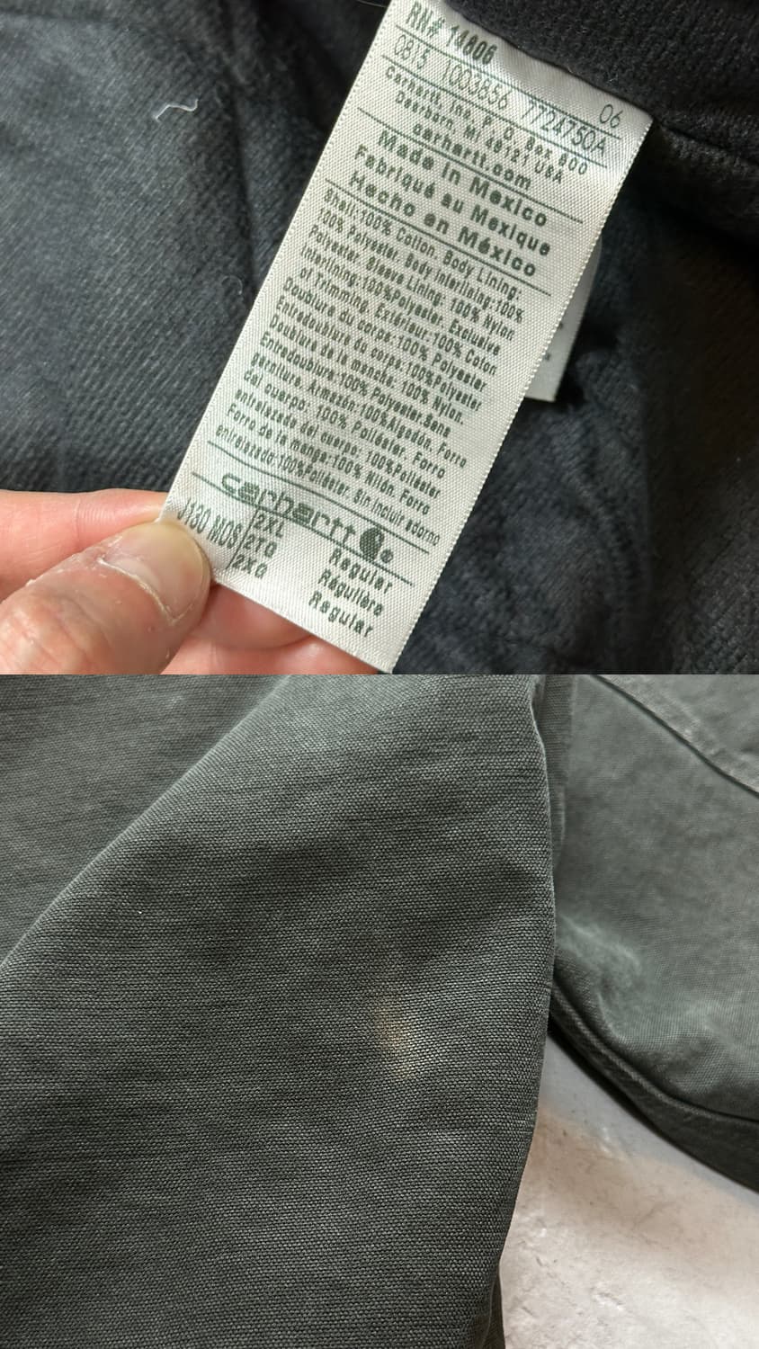 00's OG 칼하트 J130 액티브 자켓 칼하트 MOS 모스그린 상품이미지9