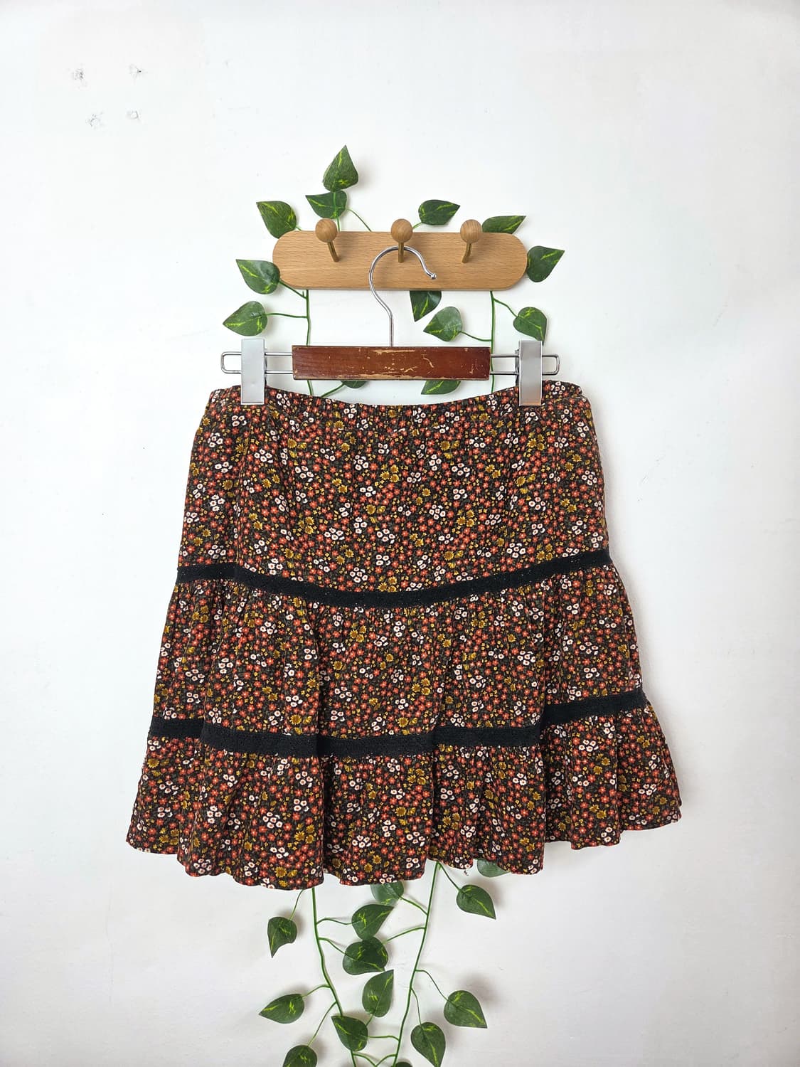 잔꽃 캉캉 미니 스커트 상품이미지4