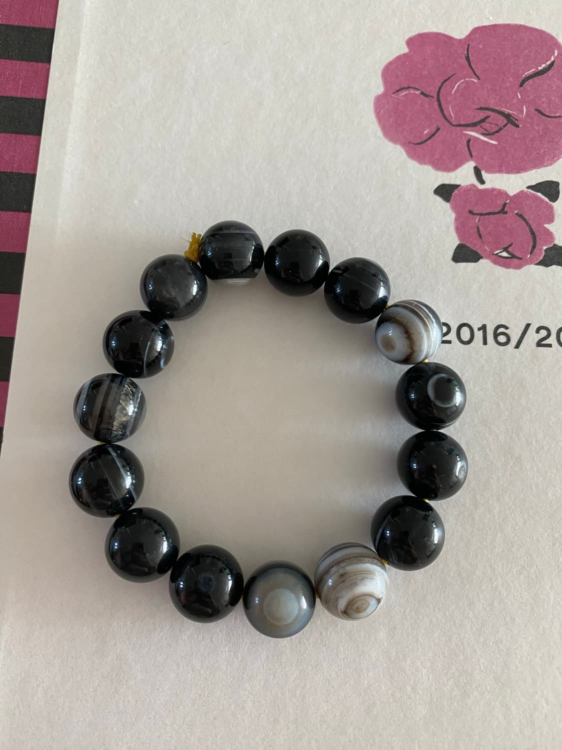 흑마노석 원석 팔찌 상품이미지2