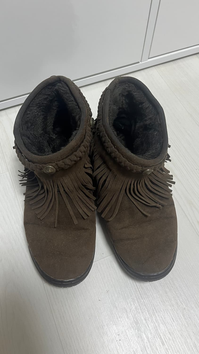 빈티지 프린지 미네통카깔 어그부츠 240? 상품이미지1