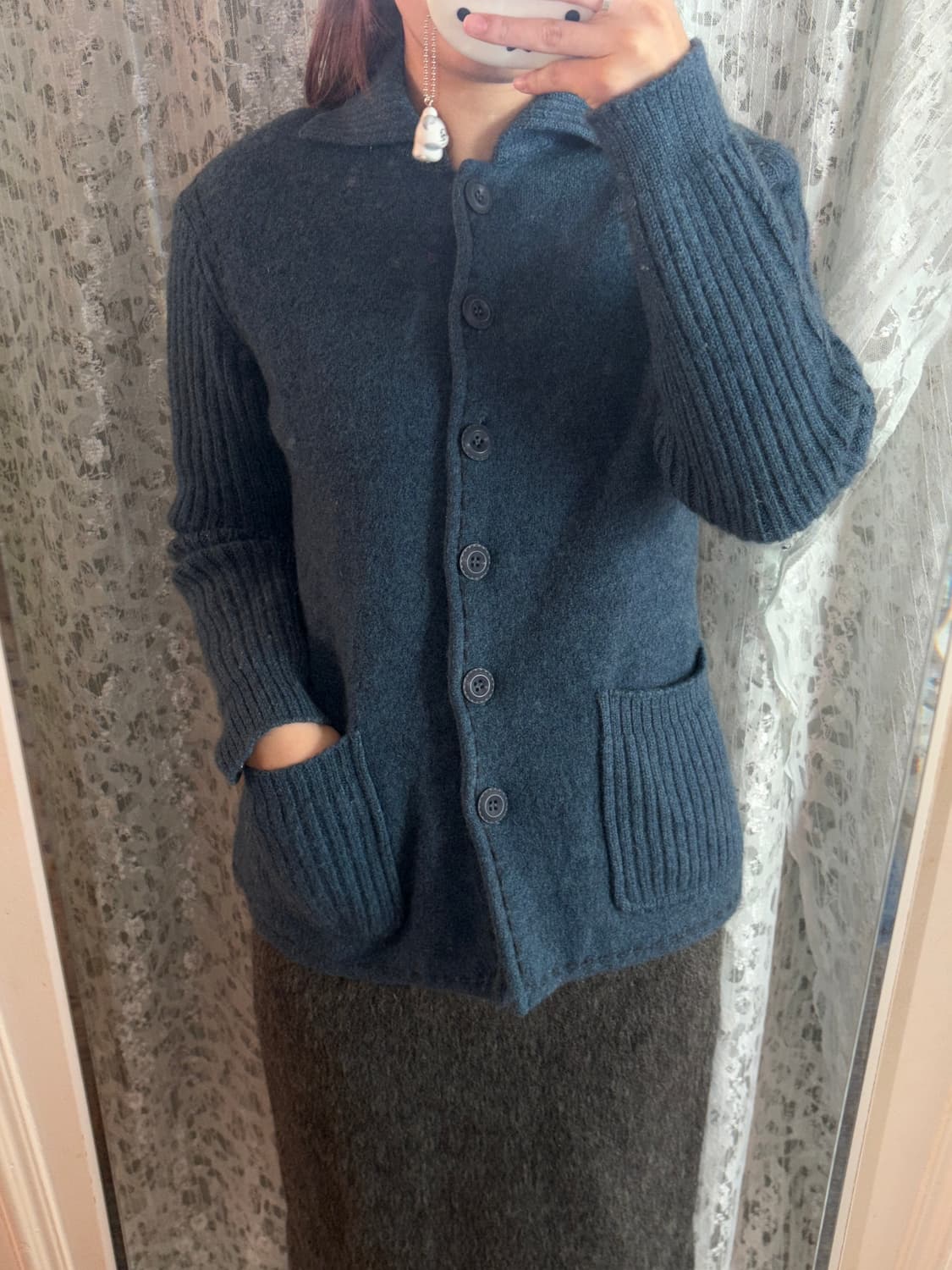 Blue stitch 가디건 상품이미지4